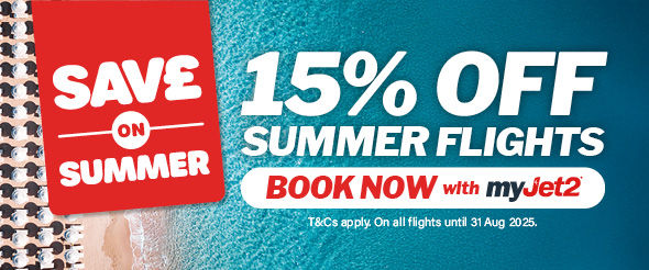 Join myJet2 for exclusive discounts and news