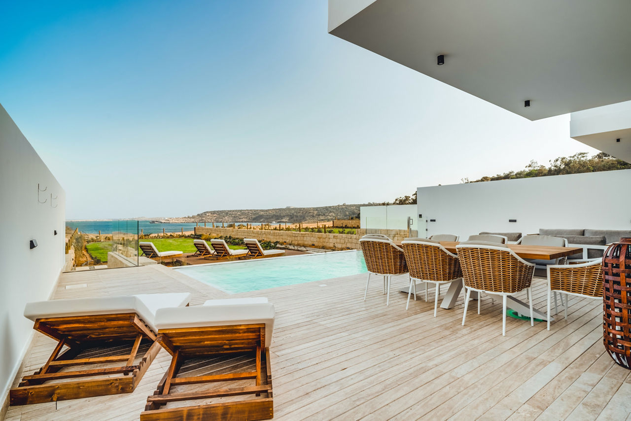 Periyiali Konnos Villas Beach Resort - Sea Front View Villa Ira