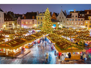 Old Town square Christmas market 
